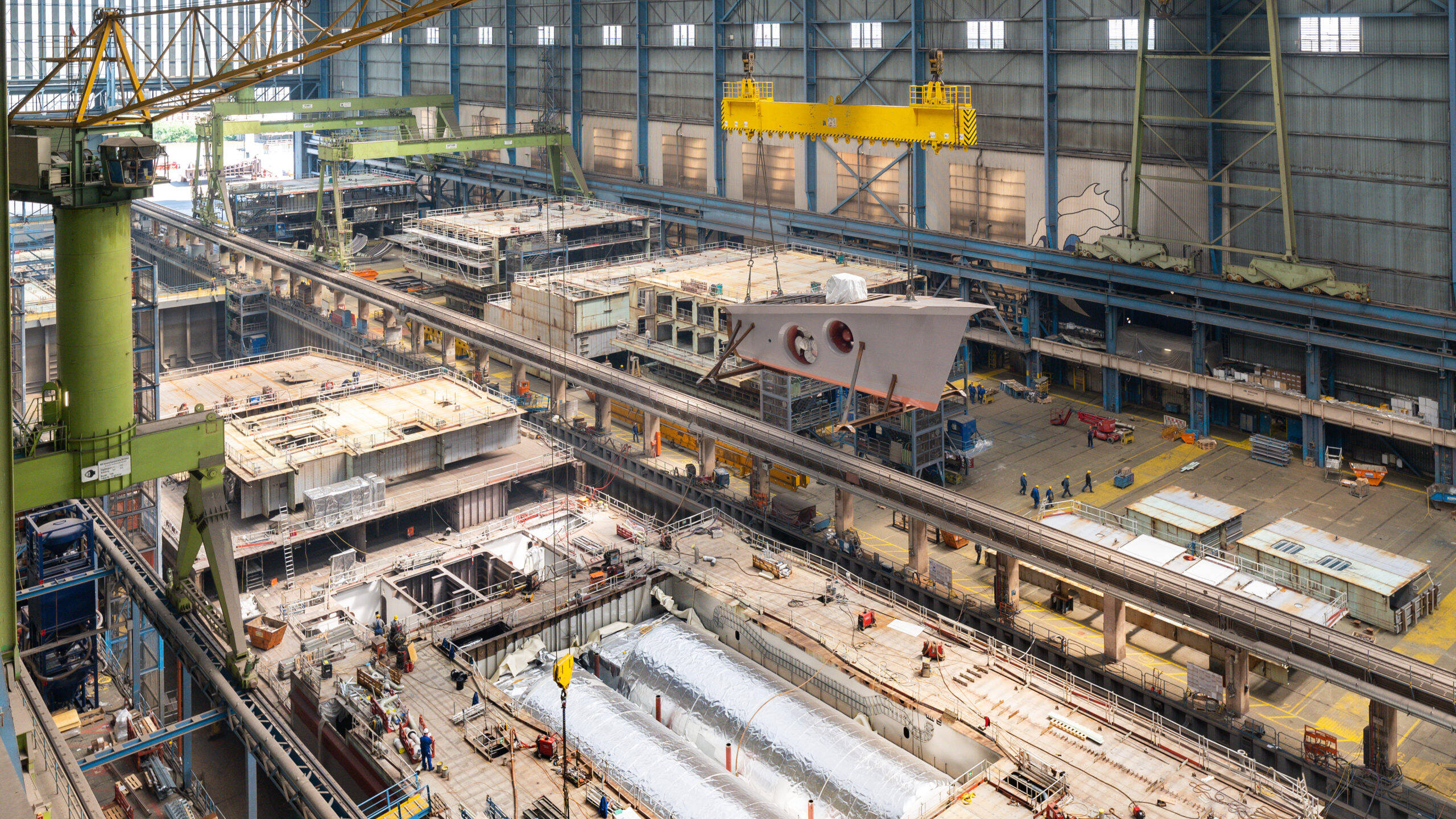 Silver Nova im Bau. Foto: MEYER WERFT