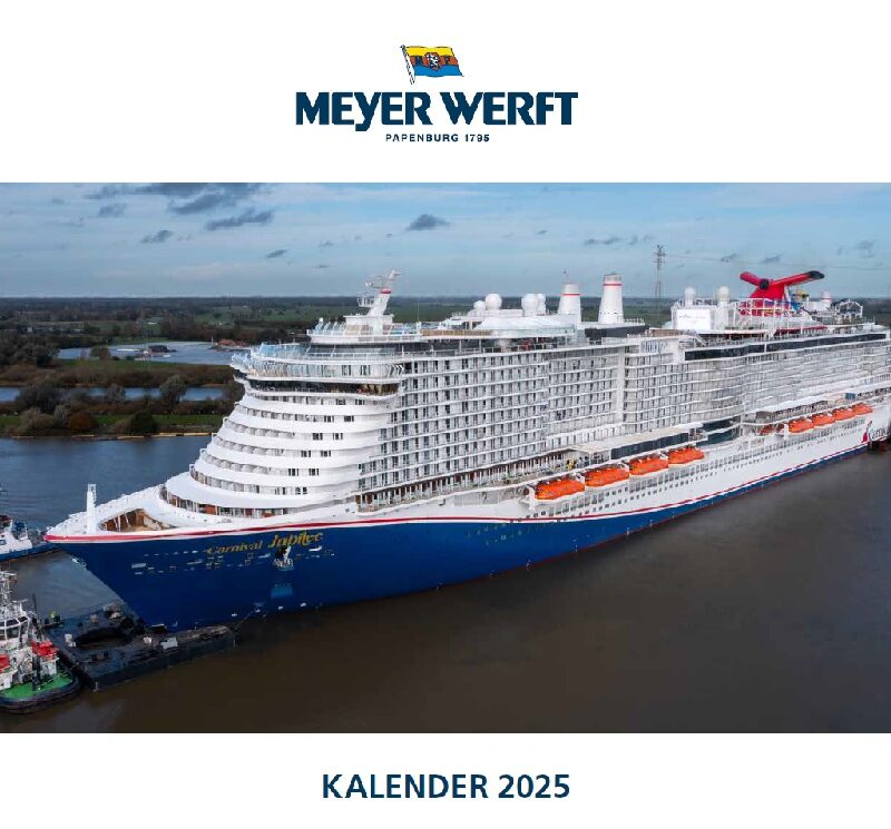 Foto Kalender Meyer Werft 2025