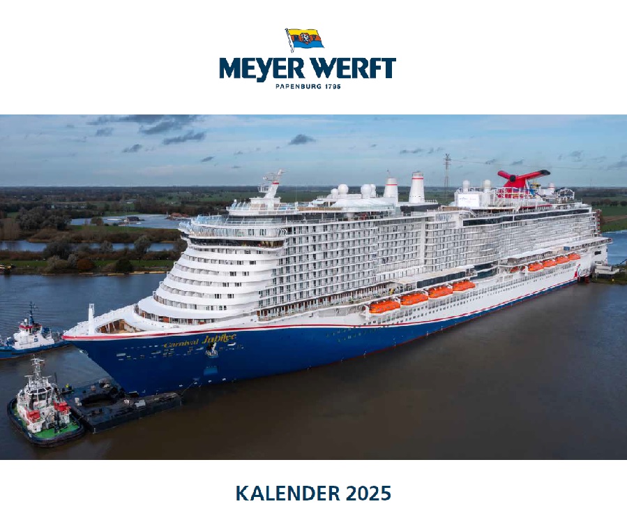 Foto Kalender Meyer Werft 2025